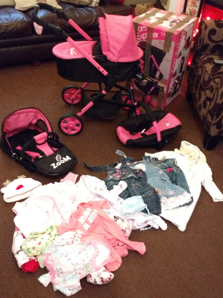 zoom 3 in 1 dolls pram